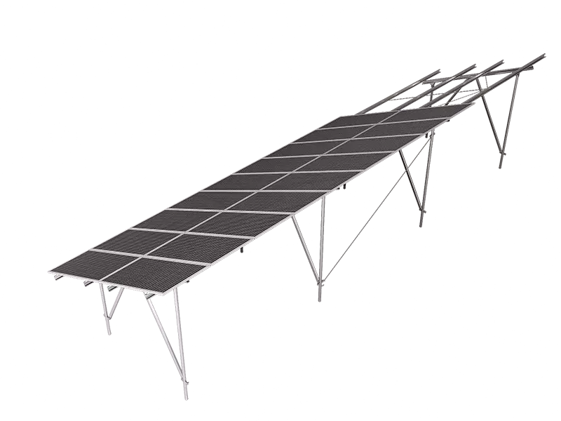 solar panel ground mounting structure