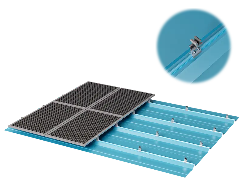 metal roof solar clamps