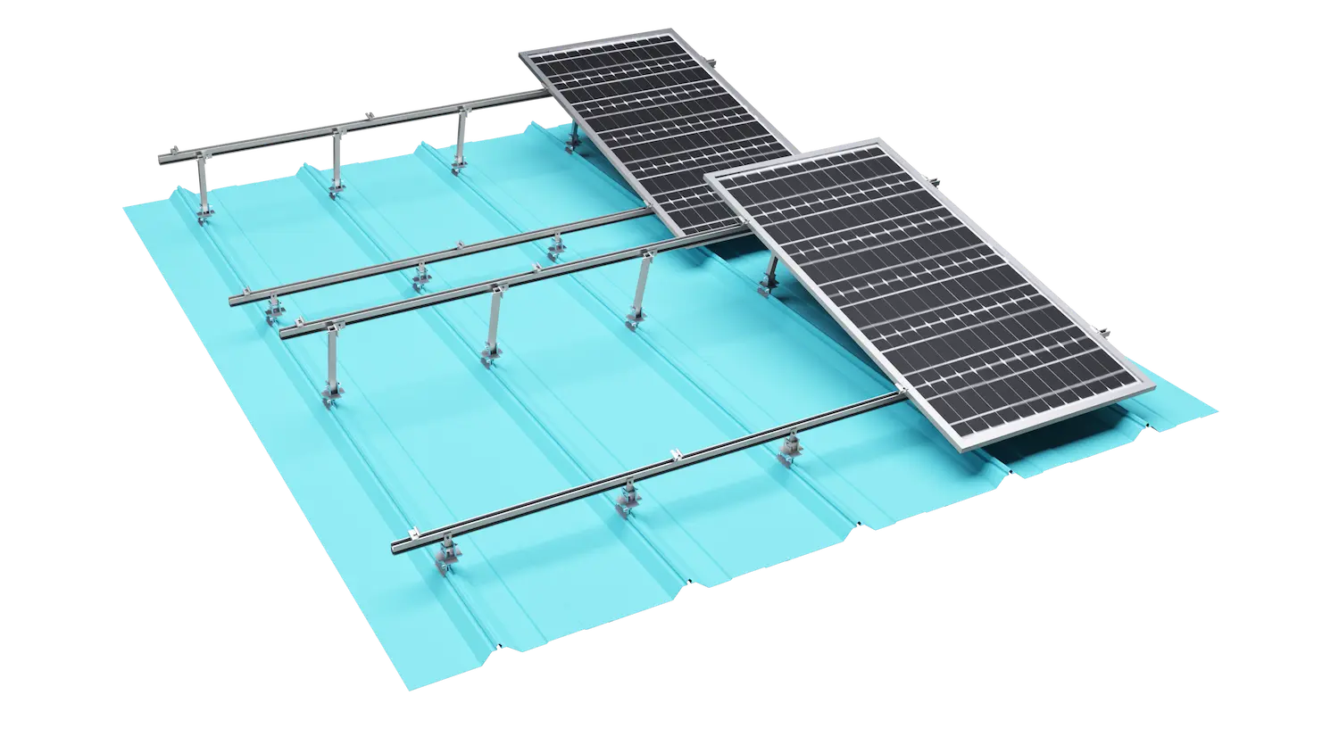 solar panels standing seam metal roof