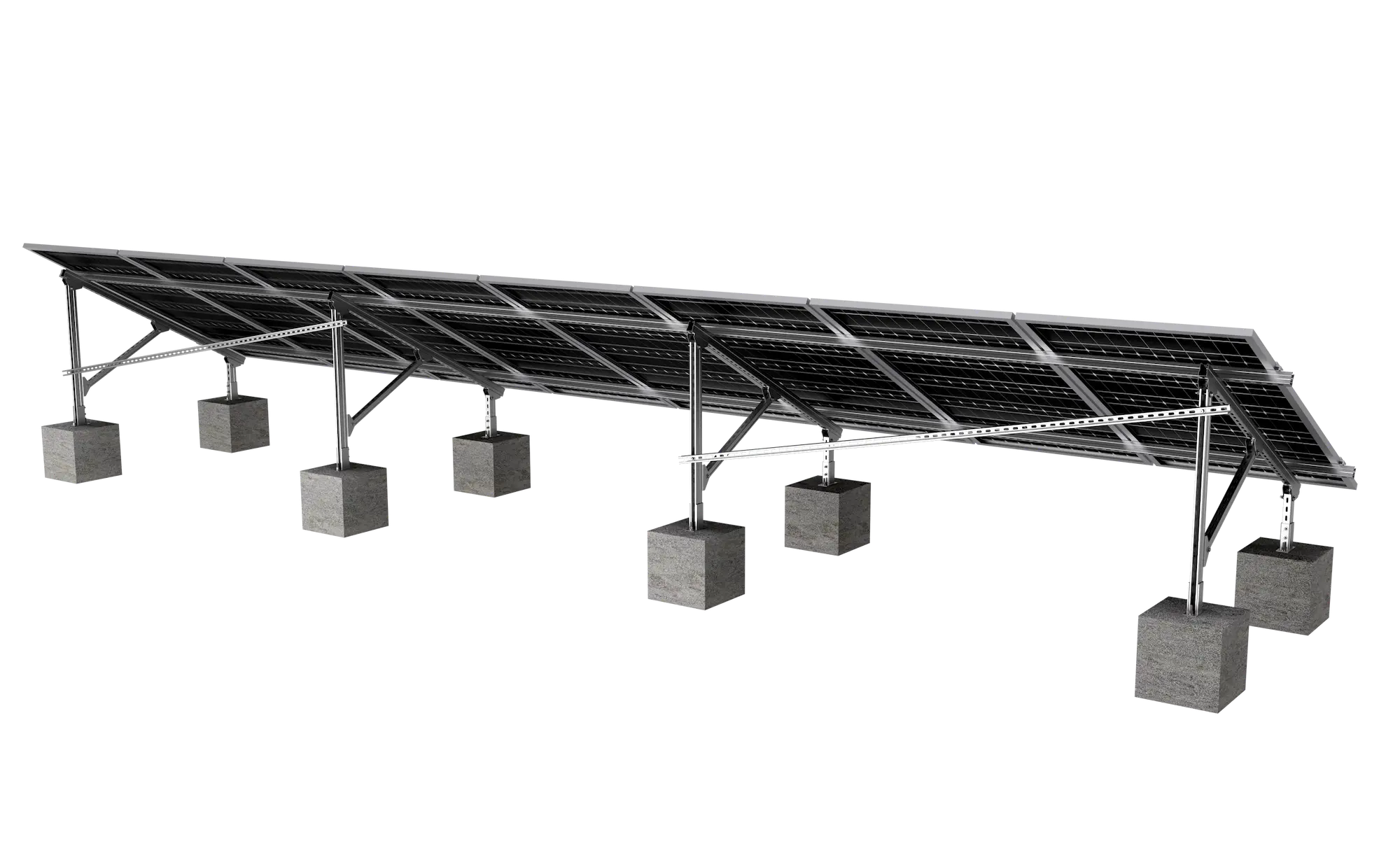 solar racking for standing seam roof