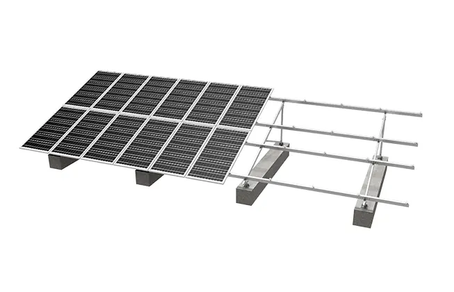 Flat Concrete Base Solar Mounting System