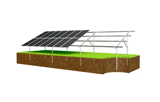 Flat Ground Screw Solar Mounting System